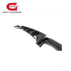 Body Kit for Cars Carbon Fiber Look Rear Diffuser for BMW 3 Series F30/F35 M3 Rear Bumper Diffuser Spoiler with LED Style