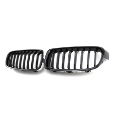 Gloss Black Single Slat Front Bumper Mesh Upgrade Shutter Radiator Grille Car Front Grille Fit for BMW Series 3 F30 2012,www.hongyangcorp.com,Gloss Black Single Slat Front Bumper Mesh Upgrade Shutter Radiator Grille Car Front Grille Fit for BMW Series 3 F30 2012