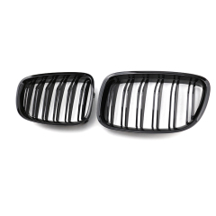 Gloss Black Double Slat Repair Front Bumper Mesh Radiator Guard Grille Car Front Grille Fit for BMW 5 Series F07 GT 2009-2016,www.hongyangcorp.com,Gloss Black Double Slat Repair Front Bumper Mesh Radiator Guard Grille Car Front Grille Fit for BMW 5 Series F07 GT 2009-2016