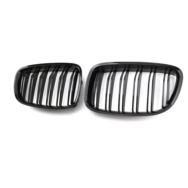 Gloss Black Double Slat Repair Front Bumper Mesh Radiator Guard Grille Car Front Grille Fit for BMW 5 Series F07 GT 2009-2016,www.hongyangcorp.com,Gloss Black Double Slat Repair Front Bumper Mesh Radiator Guard Grille Car Front Grille Fit for BMW 5 Series F07 GT 2009-2016