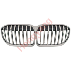Auto Spare Parts Car Front Bumper Grille Silver Bodykit for BMW 7 Series G11 G12 2019-2022 Silver&Black
