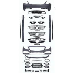 Accessories Car Bumper for Benz C-Class W205 Upgrade C63 AMG Body Kits Front Bumper Grilles Side Skirt Rear Diffuser,www.hongyangcorp.com,Accessories Car Bumper for Benz C-Class W205 Upgrade C63 AMG Body Kits Front Bumper Grilles Side Skirt Rear Diffuser