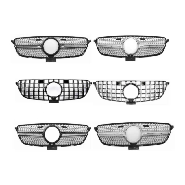 Vehicle Spare Parts Car Front Bumper Grille GTR/Diamond for Mercedes Benz Class GLE W292 GL X164 Double Lines Three Lines,www.hongyangcorp.com,Vehicle Spare Parts Car Front Bumper Grille GTR/Diamond for Mercedes Benz Class GLE W292 GL X164 Double Lines Three Lines