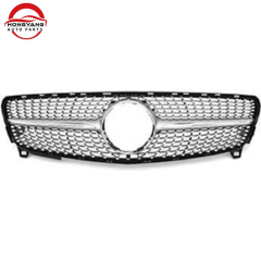 Car Bumper Grille for Mercedes Benz a W176 2016-2018 Diamond Silver High / Low Configuration,www.hongyangcorp.com,Car Bumper Grille for Mercedes Benz a W176 2016-2018 Diamond Silver High / Low Configuration