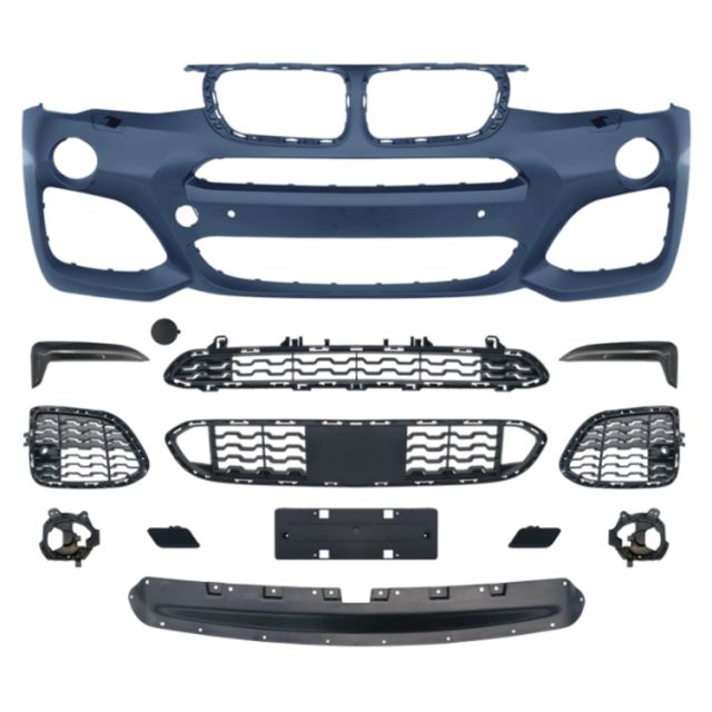 Car Front Bumper Assy Grille Bodykit for BMW X4 Series F26  Modified to X4 M-Tech 2014-2017 Front Bumper Assy,www.hongyangcorp.com,Car Front Bumper Assy Grille Bodykit for BMW X4 Series F26  Modified to X4 M-Tech 2014-2017 Front Bumper Assy