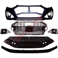 Car Auto Spare Parts  Bodykit Front Bumper Assy for Audi A4 Upgrade to RS4 Sport Car 2021 2022 2023 2024,www.hongyangcorp.com,Car Auto Spare Parts  Bodykit Front Bumper Assy for Audi A4 Upgrade to RS4 Sport Car 2021 2022 2023 2024