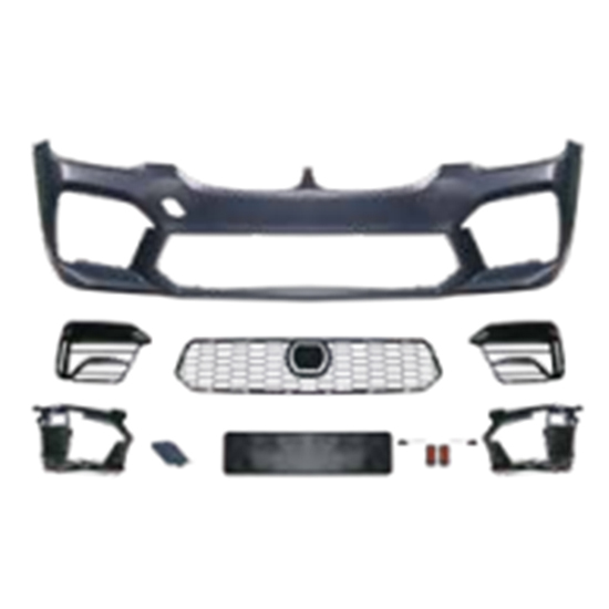 Auto Car Front Bumper Assy Grille Bodykit for BMW 5Series G30 G38 2018-2020 Modified to M5 2021-2023 Old to New