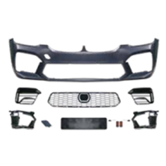 Auto Car Front Bumper Assy Grille Bodykit for BMW 5Series G30 G38 2018-2020 Modified to M5 2021-2023 Old to New