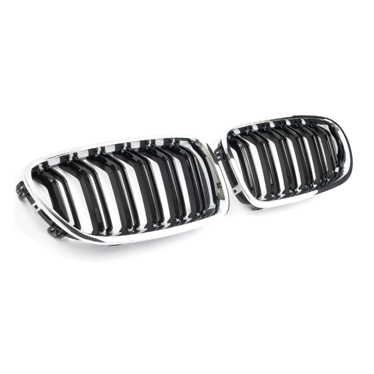 Chrome Double Slat Car Bumper Grille Fit for BMW 5 Series F10 F11 F18 2010-2017 Car Mesh Front Grill,www.hongyangcorp.com,Chrome Double Slat Car Bumper Grille Fit for BMW 5 Series F10 F11 F18 2010-2017 Car Mesh Front Grill