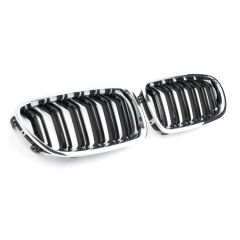 Chrome Double Slat Car Bumper Grille Fit for BMW 5 Series F10 F11 F18 2010-2017 Car Mesh Front Grill,www.hongyangcorp.com,Chrome Double Slat Car Bumper Grille Fit for BMW 5 Series F10 F11 F18 2010-2017 Car Mesh Front Grill