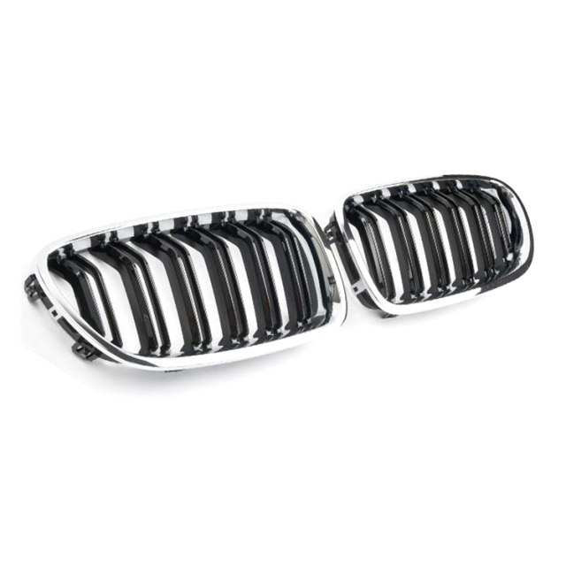 Chrome Double Slat Car Bumper Grille Fit for BMW 5 Series F10 F11 F18 2010-2017 Car Mesh Front Grill,www.hongyangcorp.com,Chrome Double Slat Car Bumper Grille Fit for BMW 5 Series F10 F11 F18 2010-2017 Car Mesh Front Grill