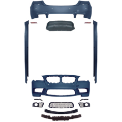 Auto Spare Parts Car Front Bumper Front Lip Bodykit for BMW 5Series F10 F18 Modified to M5 2011-2017 With Fog Lamp Hole