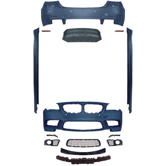 Auto Spare Parts Car Front Bumper Front Lip Bodykit for BMW 5Series F10 F18 Modified to M5 2011-2017 With Fog Lamp Hole