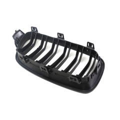 Auto Car Parts Matte Black Dual Slat Front Bumper Mesh Radiator Grille Car Front Grille Fit for BMW Series 3 F30 2012
