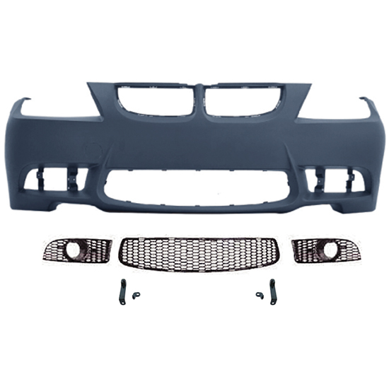 Car Modified Body Kit Front Bumper Assy for BMW 3Series E90 Modified to M3 2005-2008 With Fog Lamp Hole Style
