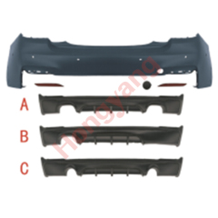 Vehicle Spare Parts Car Rear Bumper Assy Rear Diffuser Bodykit for BMW 2 Series F22 Modified to M-Tech 2014-2019