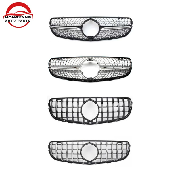 Vehicle Spare Parts Car Front Bumper Grille for Mercedes Benz Class GLC X253 GTR/Diamond Ordinary Style 2015-2019,www.hongyangcorp.com,Vehicle Spare Parts Car Front Bumper Grille for Mercedes Benz Class GLC X253 GTR/Diamond Ordinary Style 2015-2019