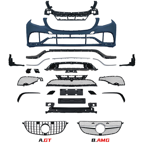 Auto Parts Car Body Kits Front Bumper Assy Grille for Mercedes Benz Class GLE W166 Upgrade to GLE63 2016-2019  GT/AMG  Grille,www.hongyangcorp.com,Auto Parts Car Body Kits Front Bumper Assy Grille for Mercedes Benz Class GLE W166 Upgrade to GLE63 2016-2019  GT/AMG  Grille
