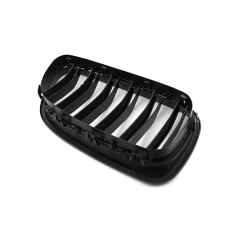 ABS Dual Slat Matte Black Car Front Grille for BMW 5 Series F10 F11 F18 2010-2017,www.hongyangcorp.com,ABS Dual Slat Matte Black Car Front Grille for BMW 5 Series F10 F11 F18 2010-2017