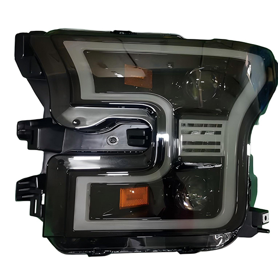 Car Headlights 2LED Lens White Day Light Lens Matte Black and Chrome Plated Decorative Frame for Ford F150 2015-2017,www.hongyangcorp.com,Car Headlights 2LED Lens White Day Light Lens Matte Black and Chrome Plated Decorative Frame for Ford F150 2015-2017