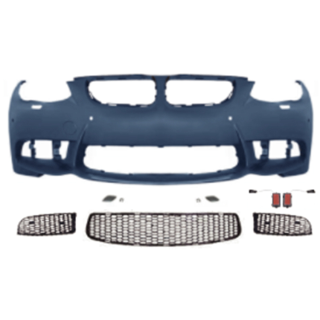 Car Body Kit Front Bumper Assy for BMW 3Series E92 Modified to M3 2010-2013 All Mesh Style