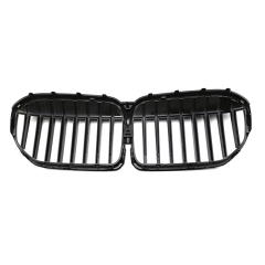 G12 G11 Car Grills Single Slat Gloss Black Car Front Bumper Grille for BMW 7 Series 2016-IN