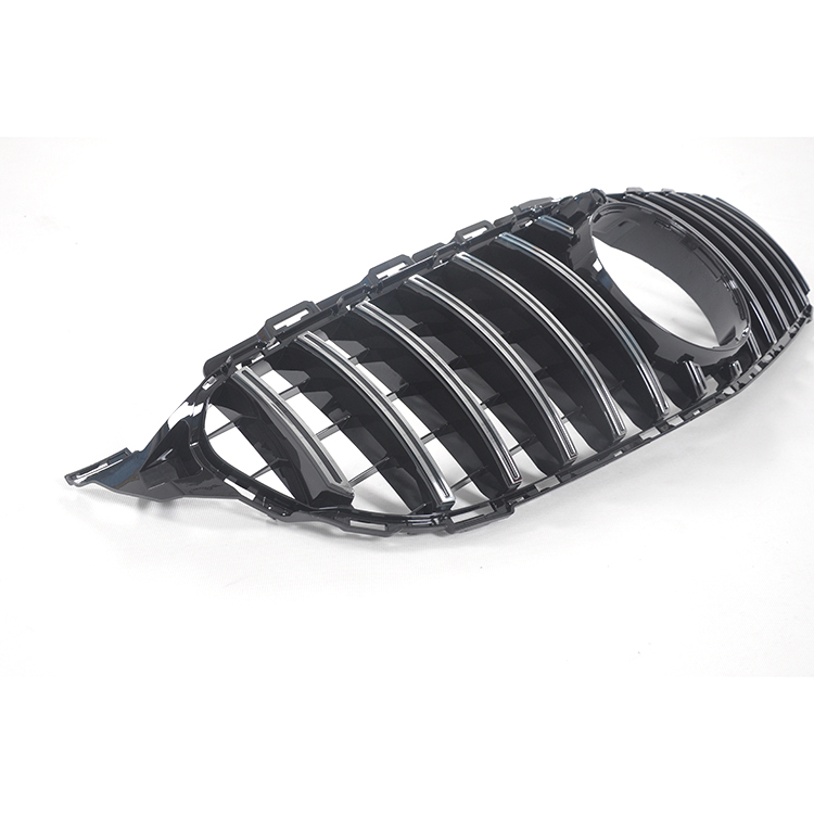 GT Style Car Front Grille Silver/Black Front Bumper Grille for Mercedes Benz C Class W205 2014-2018,www.hongyangcorp.com,GT Style Car Front Grille Silver/Black Front Bumper Grille for Mercedes Benz C Class W205 2014-2018