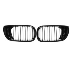 Hot Selling Bumper Grilles Single Line Glossy Black ABS Car Grills for BMW 3 Series E46 -Four Doors 2002-2004