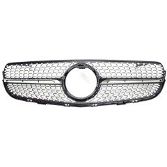 High/Low Configuration  ABS Diamond Car Grille for Mercedes Benz GLC Series X253 2015-2019,www.hongyangcorp.com,High/Low Configuration  ABS Diamond Car Grille for Mercedes Benz GLC Series X253 2015-2019