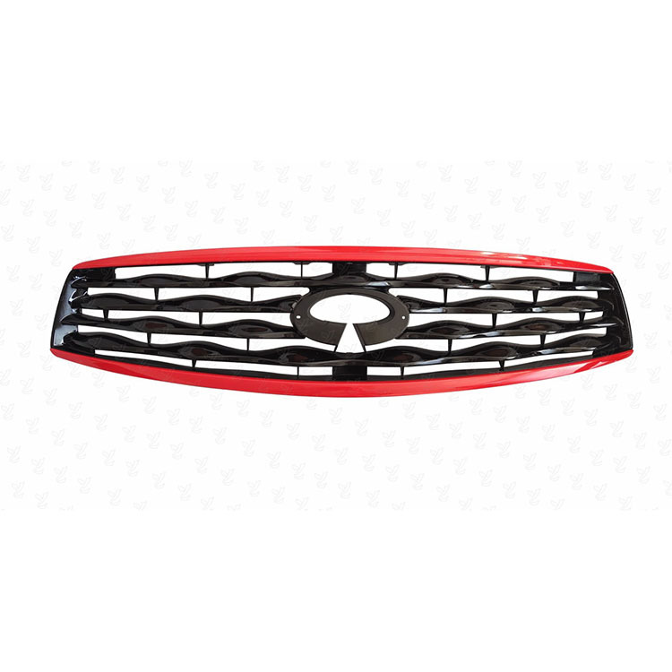 Universal Gloss Black and Gloss Red Outside Car Grills for Infiniti FX35 Grille Car FX50 2009-2012