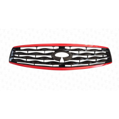 Universal Gloss Black and Gloss Red Outside Car Grills for Infiniti FX35 Grille Car FX50 2009-2012