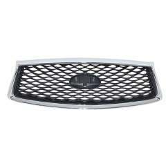 Vehicle Parts Car Front Bumper Grille for Infiniti Q50 2018-2024 Gray W/C Chromed Stripe W/C 2 Holes 62310-6HH0C