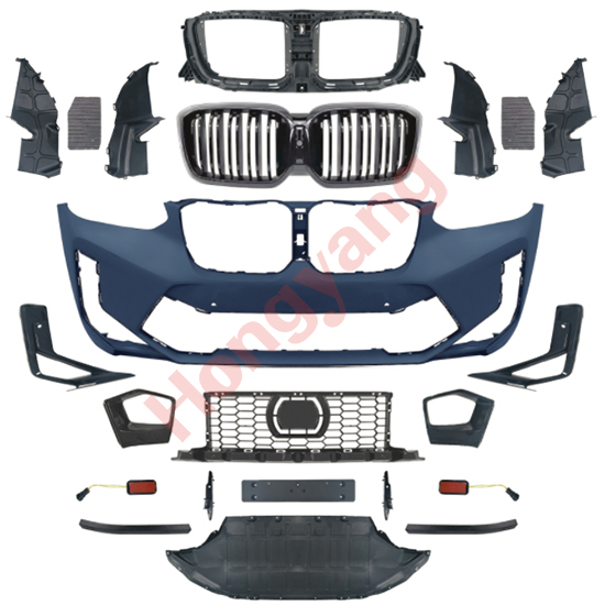 Car Auto Parts Front Bumper Assy Bodykit for BMW X3 Series G01 G08 2018-2021 Modified to X3M 2022+ No Need Change Lamps,www.hongyangcorp.com,Car Auto Parts Front Bumper Assy Bodykit for BMW X3 Series G01 G08 2018-2021 Modified to X3M 2022+ No Need Change Lamps