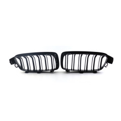 Best Selling Car Accessories Double Slat  Gloss/Matte Black Carbon Look Car Grill for BMW F30 F35 2012-IN,www.hongyangcorp.com,Best Selling Car Accessories Double Slat  Gloss/Matte Black Carbon Look Car Grill for BMW F30 F35 2012-IN