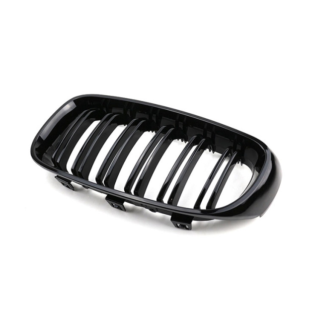 Car Parts Gloss Black Dual Slat Front Bumper Mesh Radiator Grille Cover Car Front Grille Fit for BMW 3Series F34 2012,www.hongyangcorp.com,Car Parts Gloss Black Dual Slat Front Bumper Mesh Radiator Grille Cover Car Front Grille Fit for BMW 3Series F34 2012