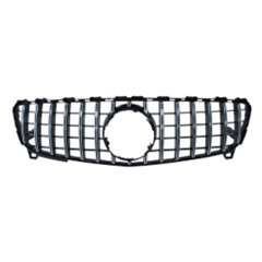 Car Modified Body Kit Silver Grille for Mercedes Benz Class a W176 2013-2018  Modified to GT-R Style,www.hongyangcorp.com,Car Modified Body Kit Silver Grille for Mercedes Benz Class a W176 2013-2018  Modified to GT-R Style