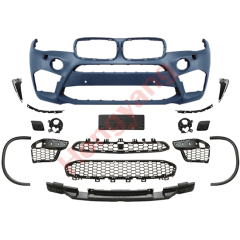 Car Auto Spare Parts Front Bumper Assy Grille Front Lip Spoiler Bodykit for BMW X5 Series F15 Modified to X5M 2013-2018,www.hongyangcorp.com,Car Auto Spare Parts Front Bumper Assy Grille Front Lip Spoiler Bodykit for BMW X5 Series F15 Modified to X5M 2013-2018
