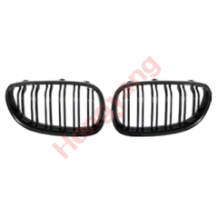 Auto Accessory Chrome Dual Slat Front Bumper Mesh Radiator Grille Car Front Grille Fit for BMW Series 5 E60 2003-2010