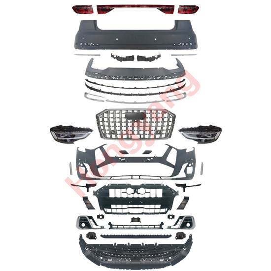 Car Auto Spare Parts Grille Bodykit Front Bumper Assy for Audi A8 D5-(2018-2022) Upgrade to D5PA(2023+),www.hongyangcorp.com,Car Auto Spare Parts Grille Bodykit Front Bumper Assy for Audi A8 D5-(2018-2022) Upgrade to D5PA(2023+)