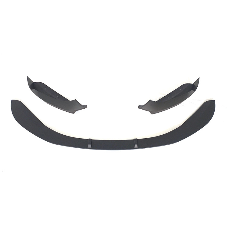 New Car Accessories Parts Matte Black Front Bumper Lips Body Kit Fit for BMW 1 Series F20 2011-2018 Front Lips