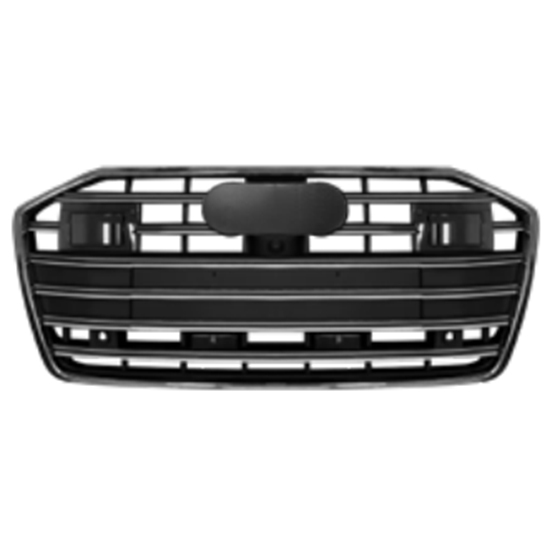 Car Auto Spare Parts Bodykit Grille for Audi A6 Upgrade to S6 Glossy Black Frame/Silver Strip/ACC 2019 2020 2021 2022 2023 2024,www.hongyangcorp.com,Car Auto Spare Parts Bodykit Grille for Audi A6 Upgrade to S6 Glossy Black Frame/Silver Strip/ACC 2019 2020 2021 2022 2023 2024