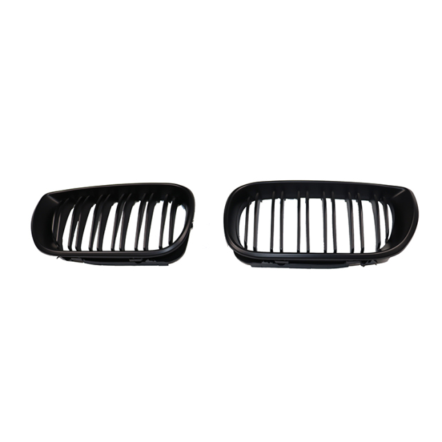 Hot Selling Vintage Car Spare Parts Dual Slat Style Matte Black Car Grill for BMW E46 2002-2005,www.hongyangcorp.com,Hot Selling Vintage Car Spare Parts Dual Slat Style Matte Black Car Grill for BMW E46 2002-2005