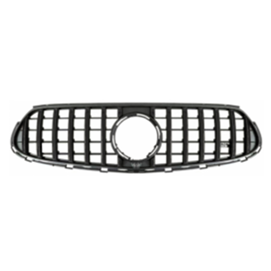 Vehicle Spare Parts Car Body Kits Front Bumper Grille for Mercedes Benz Class GLC X254 Upgrade to GT-R 2023+ Grille Glossy Black,www.hongyangcorp.com,Vehicle Spare Parts Car Body Kits Front Bumper Grille for Mercedes Benz Class GLC X254 Upgrade to GT-R 2023+ Grille Glossy Black
