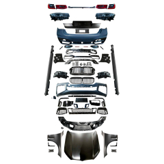 New Arriving 7 Series LCI G12 Car Front Bumper  Rear Bumper Side Skirt Hood Fender Headlamps Taillight Body Kit for BMW M760