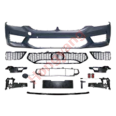 Auto Spare Parts Car Front Bumper Assy Grille Front Lip Spoiler Bodykit for BMW 5Series G30 G38 Modified to M5 2018-2020