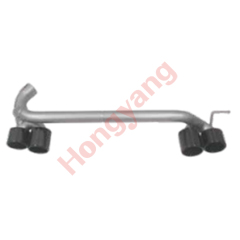 Car Auto Spare Parts Rear Bumper Assy Bodykit Exhaust Pipe for BMW 2 Series F22 Modified to M2CS 2014-2019 Carbon Fiber