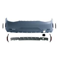 Car Body Kits Rear Diffuser With Exhaust Pipe Front Bumper for Mercedes Benz Class AMG W290 Upgrade to AMG GT63 2020-2023,www.hongyangcorp.com,Car Body Kits Rear Diffuser With Exhaust Pipe Front Bumper for Mercedes Benz Class AMG W290 Upgrade to AMG GT63 2020-2023