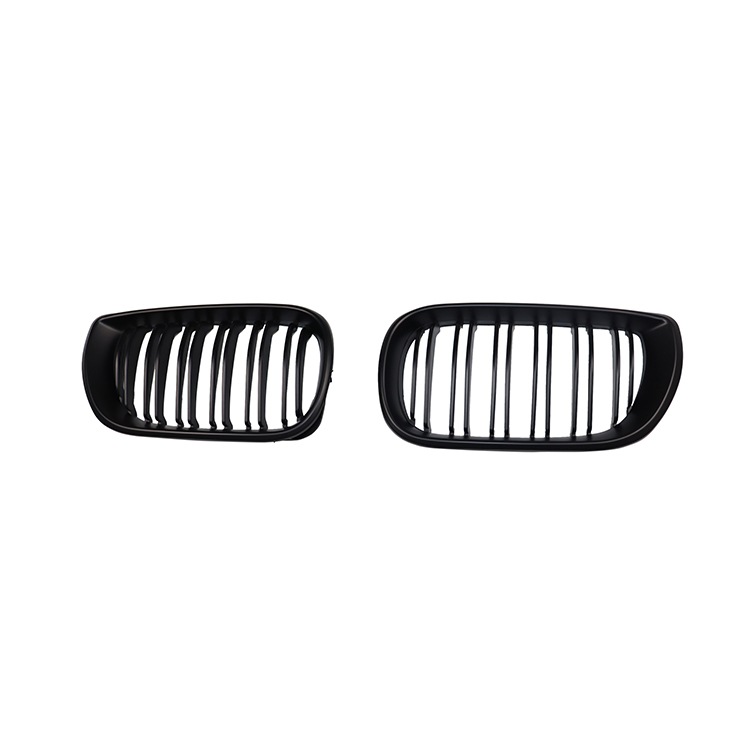 Hot Selling Vintage Car Spare Parts Dual Slat Style Matte Black Car Grill for BMW E46 2002-2005,www.hongyangcorp.com,Hot Selling Vintage Car Spare Parts Dual Slat Style Matte Black Car Grill for BMW E46 2002-2005