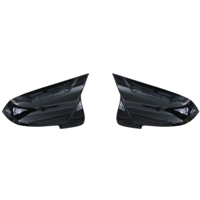Auto Parts Car Front Bumper Mirror Cover Bodykit for BMW 5Series F10 F18  Modified to M5 2015-2017 A.Gloss Black/B.Carbon Look