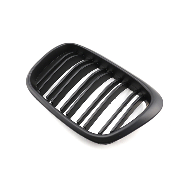 Car Body Kits Matte Black Dual Slat Inserts Front Bumper Mesh Grille Car Front Grille for BMW Series 5 E39 2002-2004,www.hongyangcorp.com,Car Body Kits Matte Black Dual Slat Inserts Front Bumper Mesh Grille Car Front Grille for BMW Series 5 E39 2002-2004